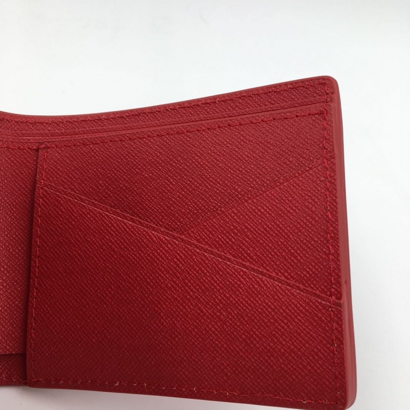 Supreme Lv Red Wallet